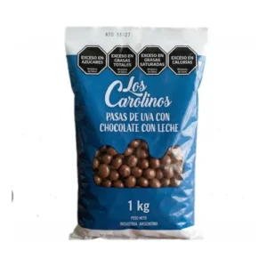 Pasas de uva con chocolate